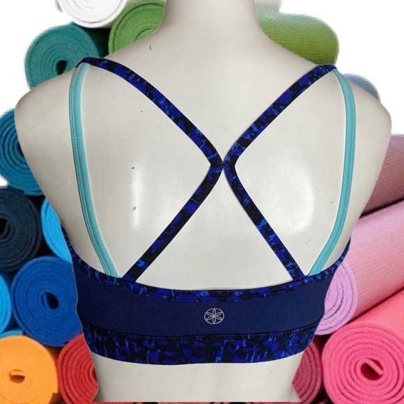 GAIAM Other - Gaiam Strappy Sports Bra Blue Size L